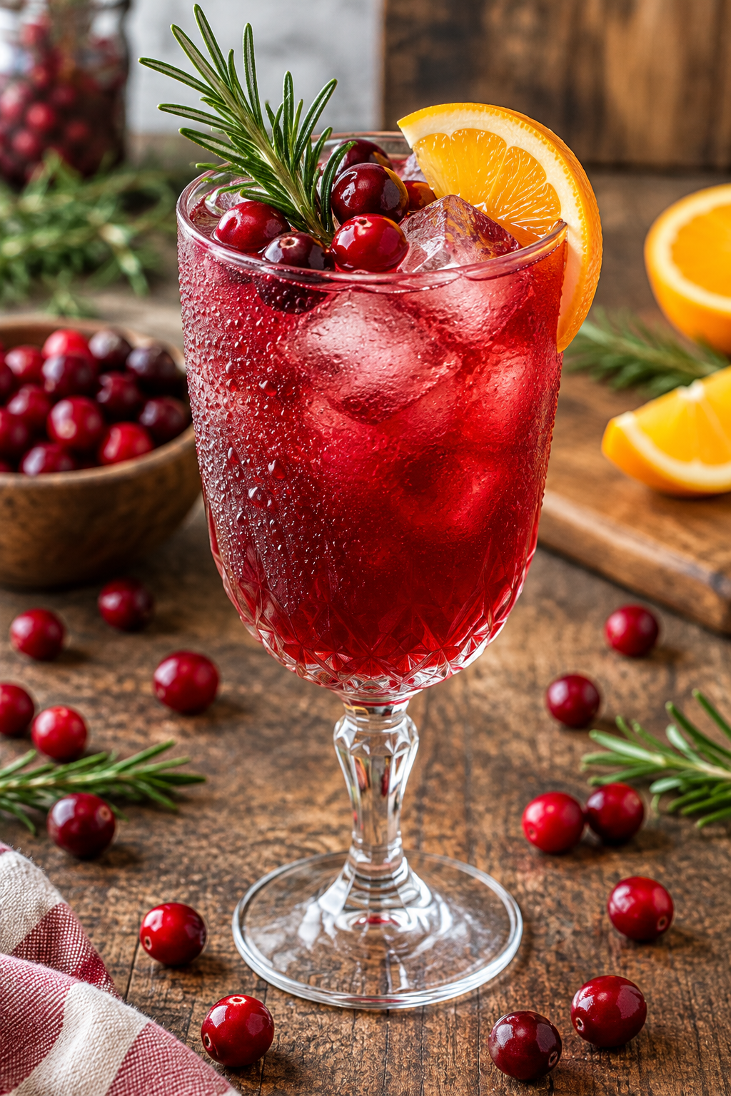 How to make a Cranberry mocktail