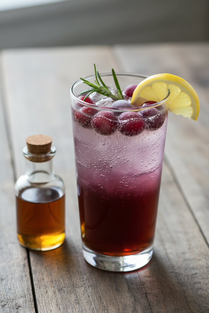 Cranberry Cabin Fizz Mocktail Recipe