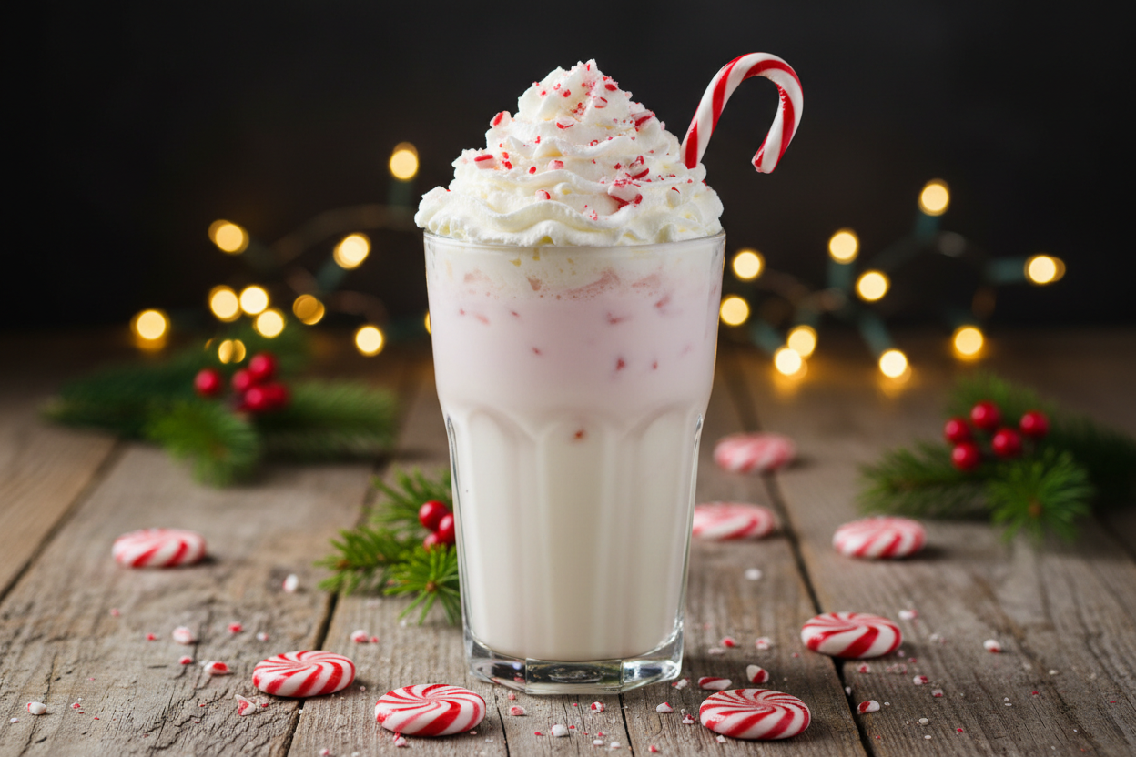 Peppermint Snow Cap Mocktail Recipe