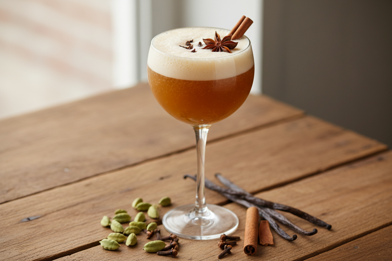 Vanilla Chai Spritz Mocktail Recipe