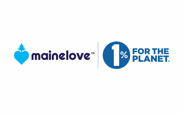 mainelove is Giving Back 1% of all Sales, not Profits, to Environmental Causes.