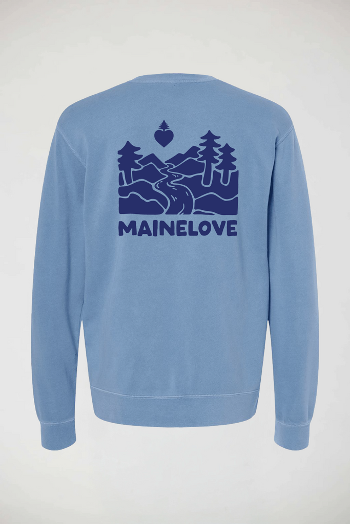 The Maine Escape Crewneck (Light Blue)