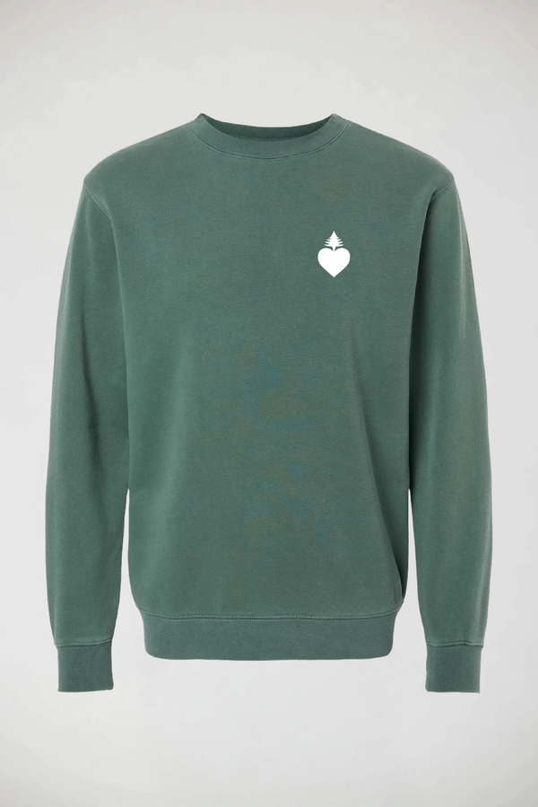 The Maine Escape Crewneck (Alpine Green)