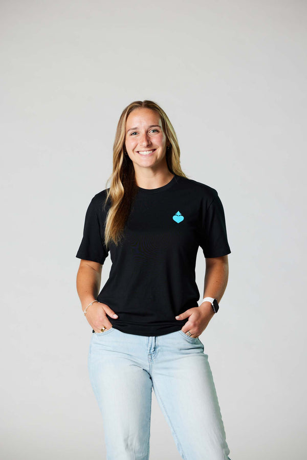 The OG mainelove tee (Black/Cyan)