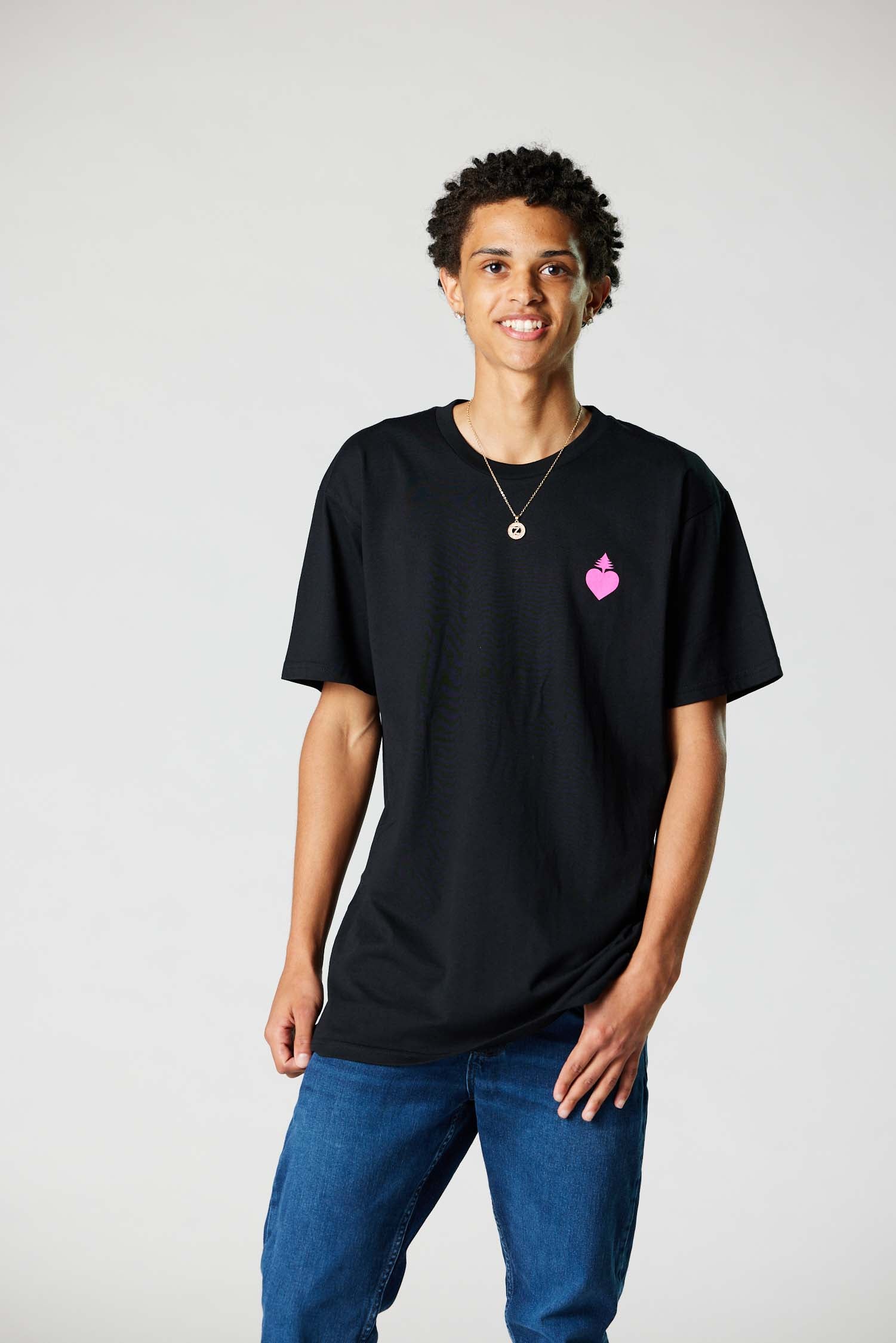 The OG mainelove tee (Black/Pink)