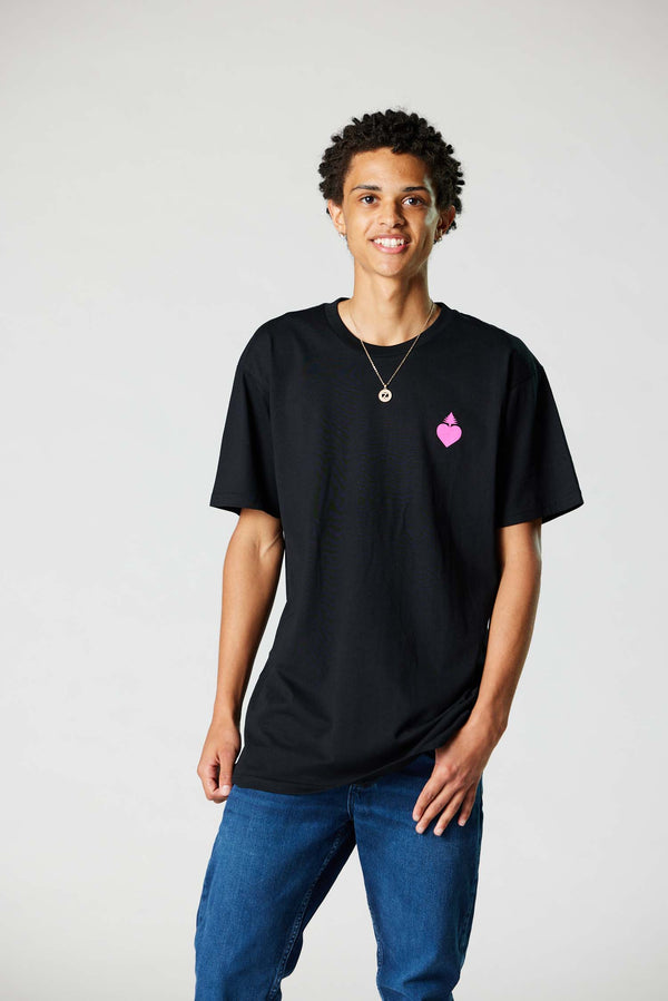 The OG mainelove tee (Black/Pink)