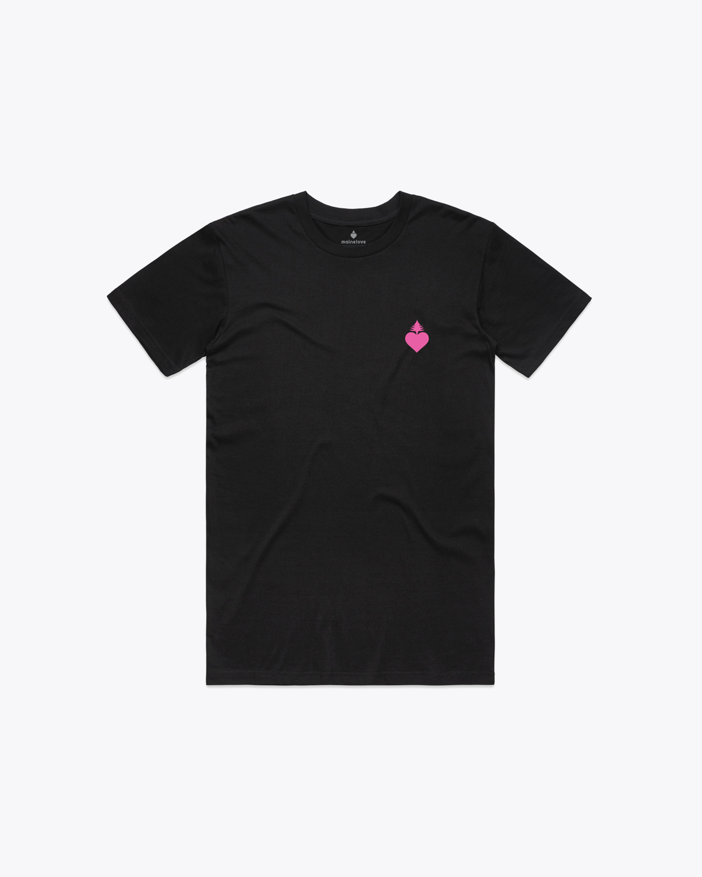 The OG mainelove tee (Black/Pink)